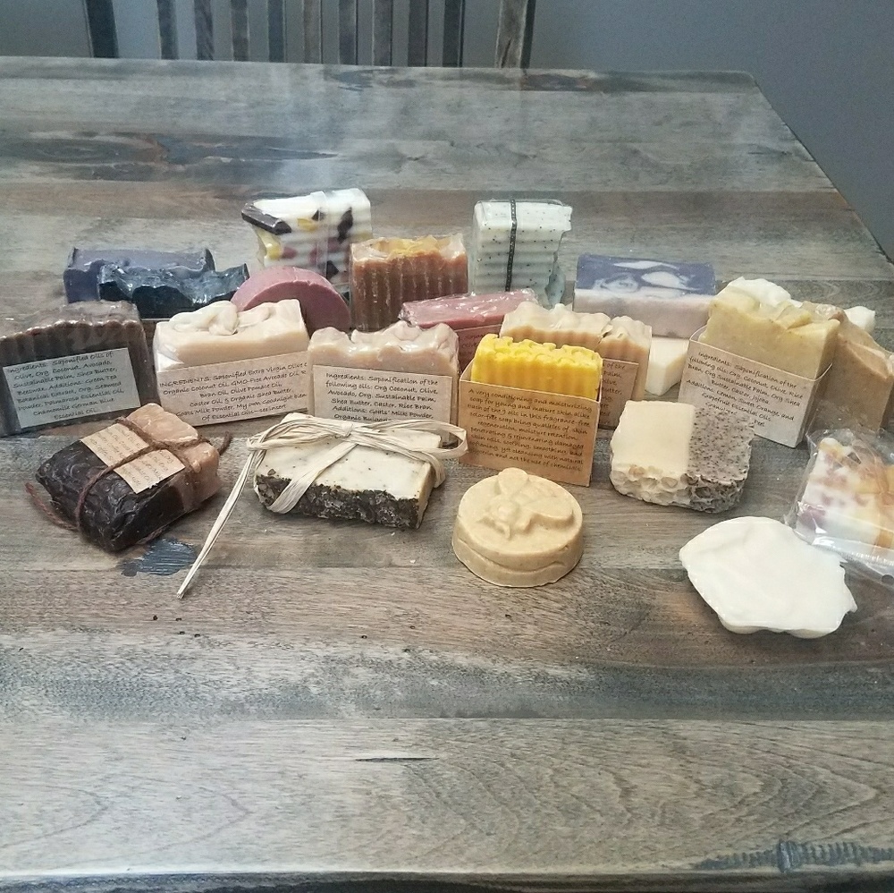 Homemade soap - made with organic essential oils